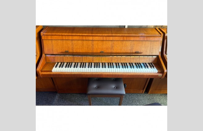 Bentley Satin Teak Upright Piano, Used - All Inclusive Premium Package (SN:130830) - Image 1